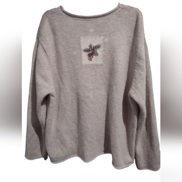 VTG. Y2K Crofts & Barrow Long Sleeve Cardigan Women’s sz. L - Picture 5 of 5